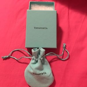 Tiffany & Co. jewelry pouch and box
