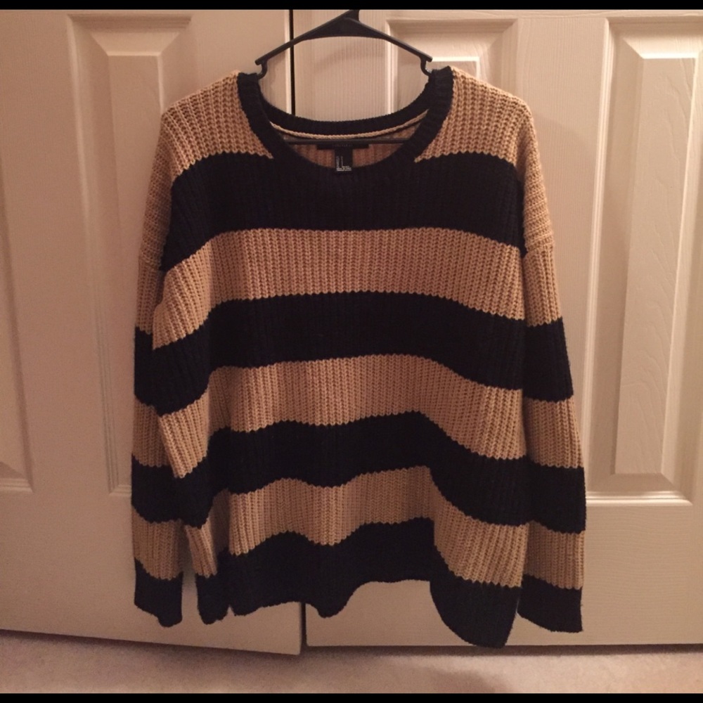 Stripped Forever 21 Sweater
