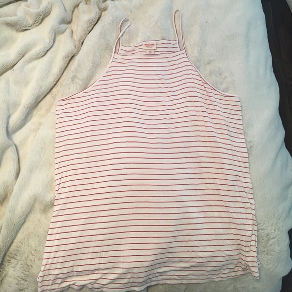 Red and whit striped tank! - Picture 1 of 2