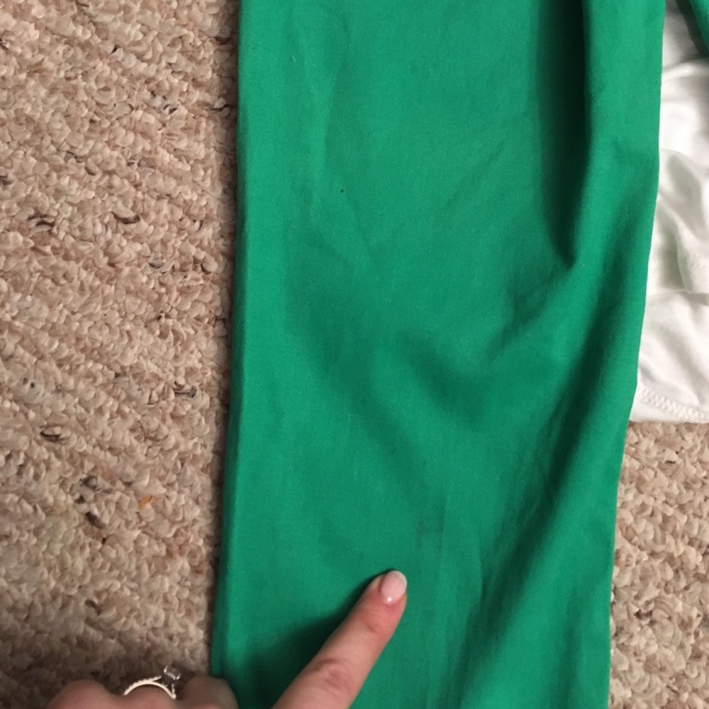 4/25🍀Adorable Kelly Green Ankle Pants sz 3 🍀 - Picture 6 of 7