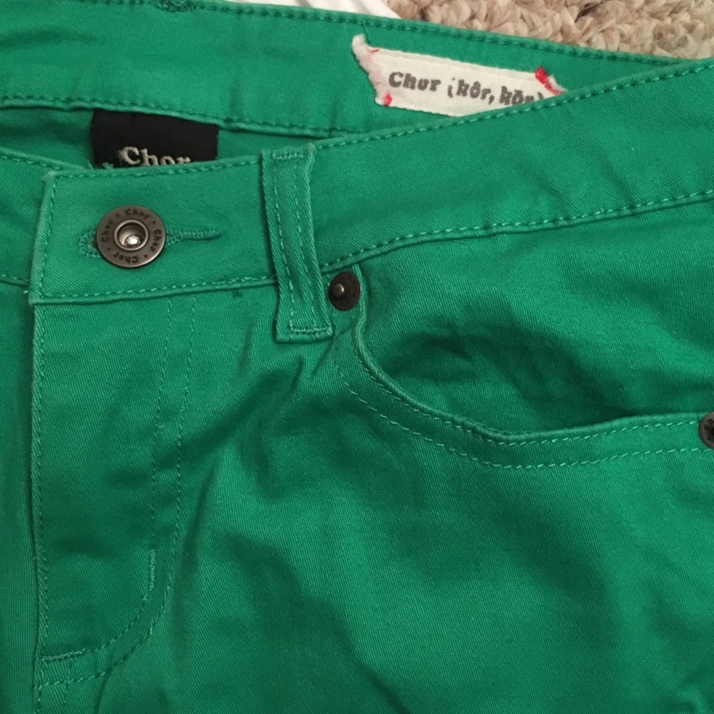 4/25🍀Adorable Kelly Green Ankle Pants sz 3 🍀 - Picture 7 of 7