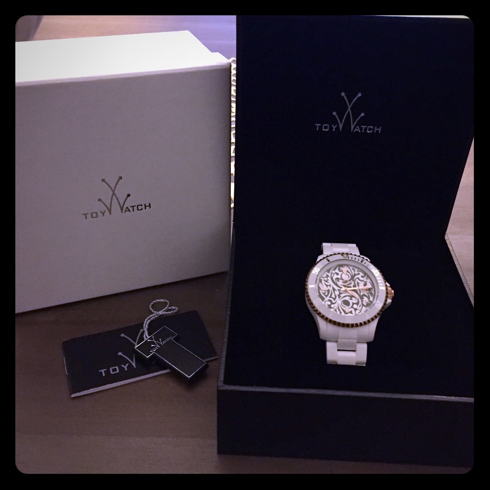 Authentic White Ceramic Toy Watch