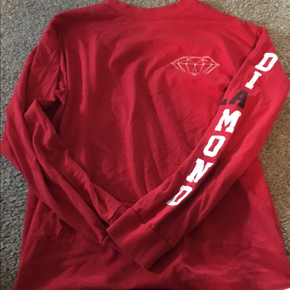 Long sleeve diamond shirt