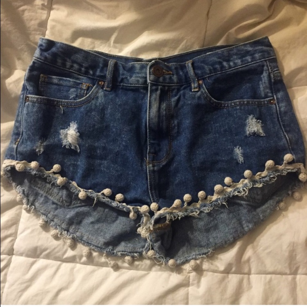 High rise pacsun denim shorts