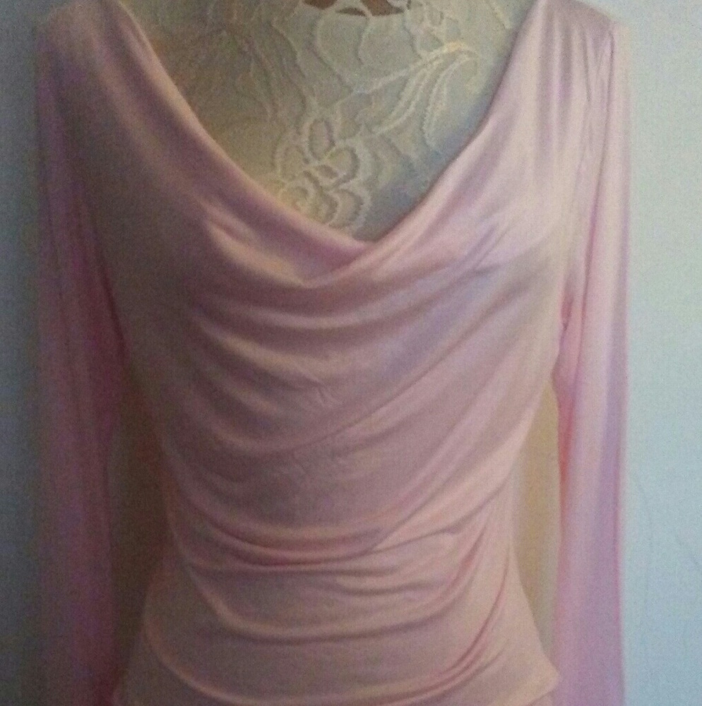 Very nice baby pink long sleeve top