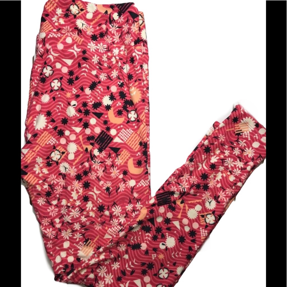 LuLaRoe Palm trees TC leggings