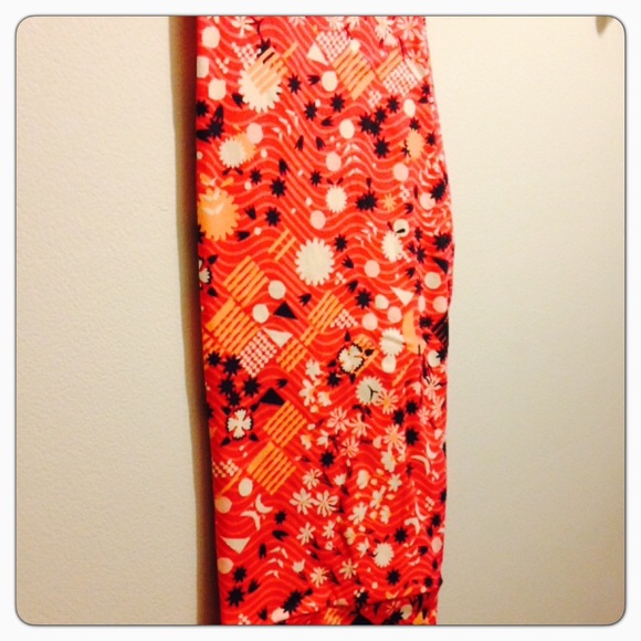 LuLaRoe Palm trees TC leggings - Picture 2 of 4