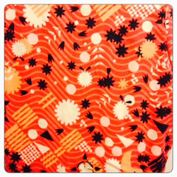 LuLaRoe Palm trees TC leggings - Picture 3 of 4