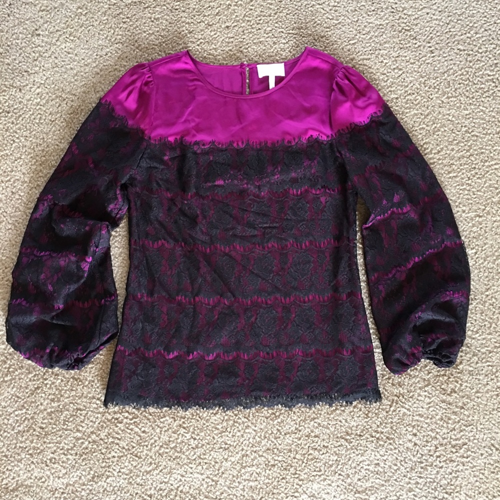 Laundry by Shelli Segal Sz 4 blouse