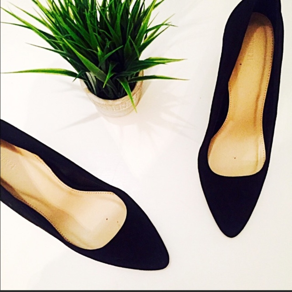 Black Suede Heels