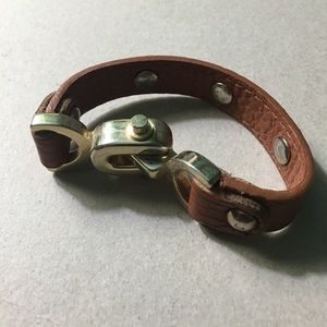 Brown and gold braclet