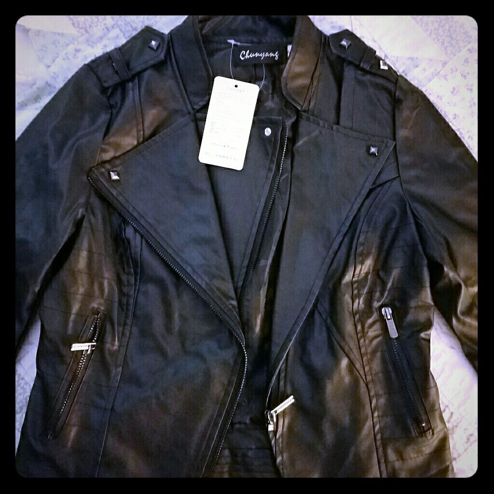 XXS LADIES LEATHER MOTO JACKET
