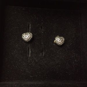 Pandora heart earrings