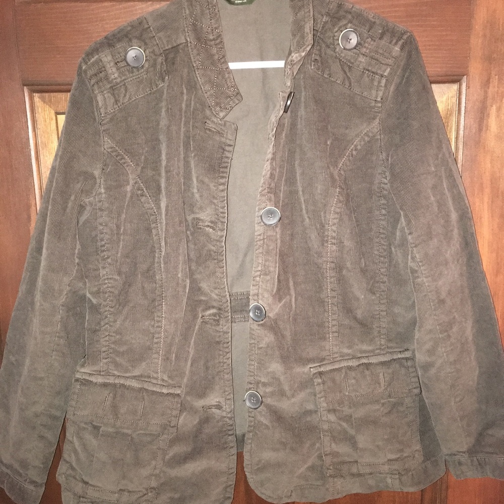 Women's brown corduroy jacket
