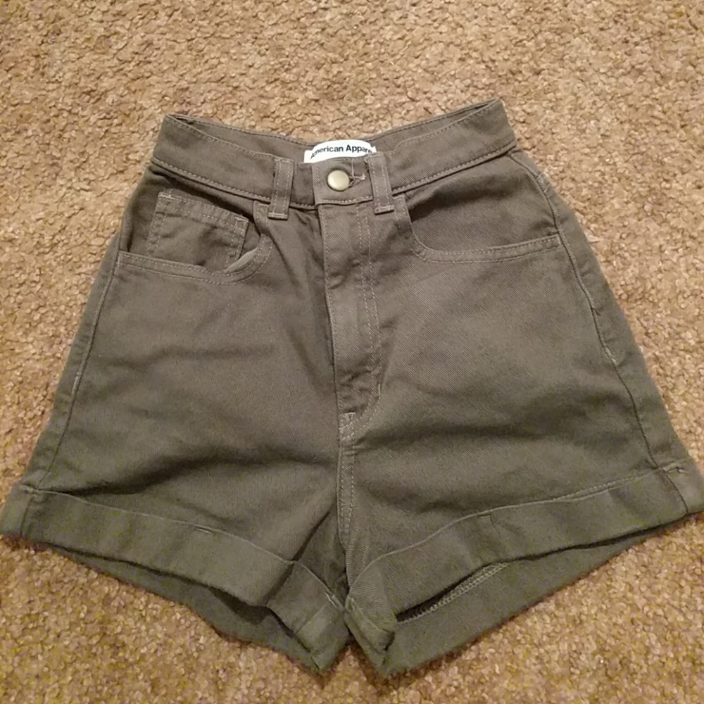 New American Apparel high wasted shorts