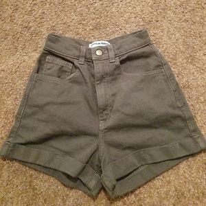 New American Apparel high wasted shorts