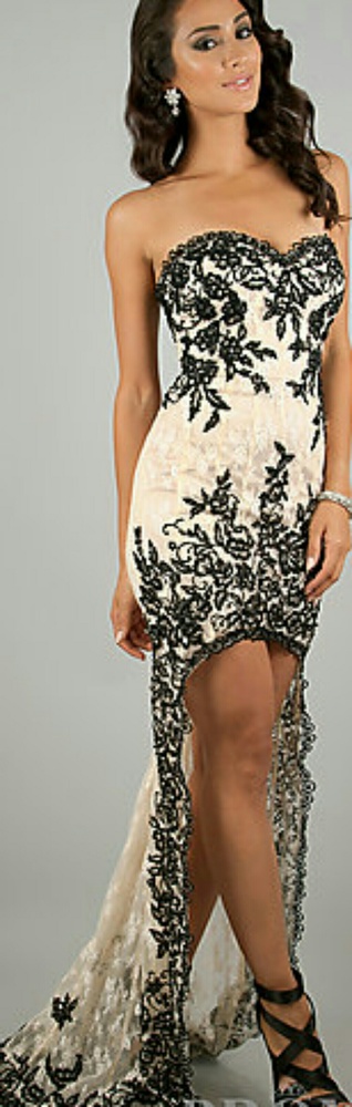 High/low party dress