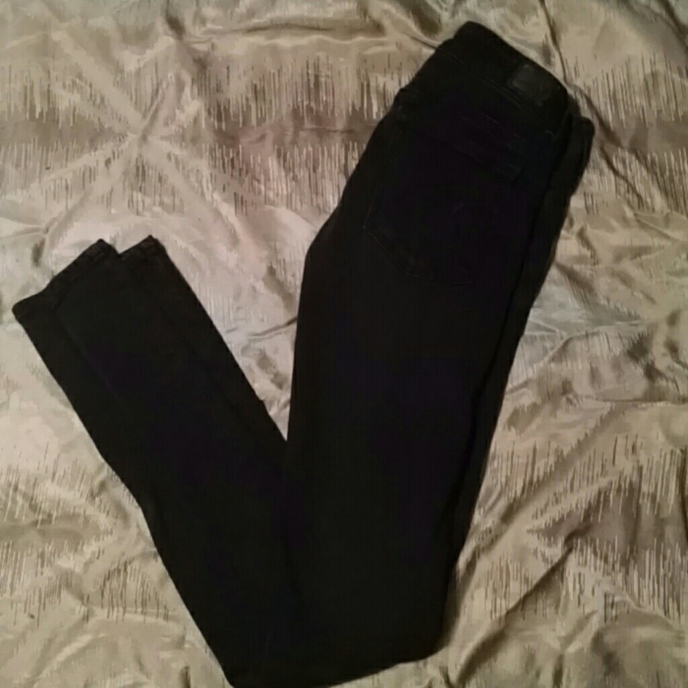 AE black jeggings 2L