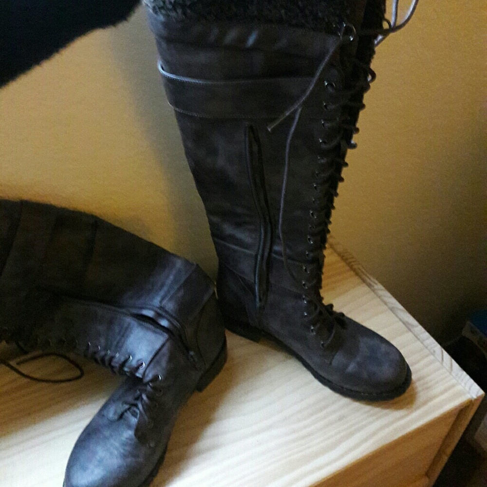 Brown boots