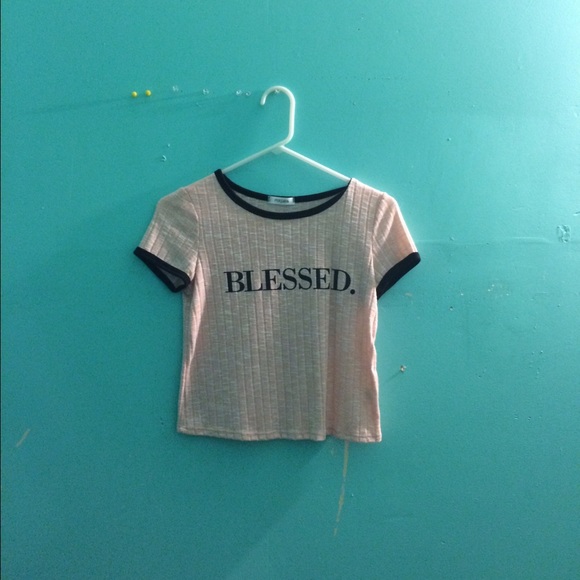 "Blessed" crop top - Picture 1 of 1