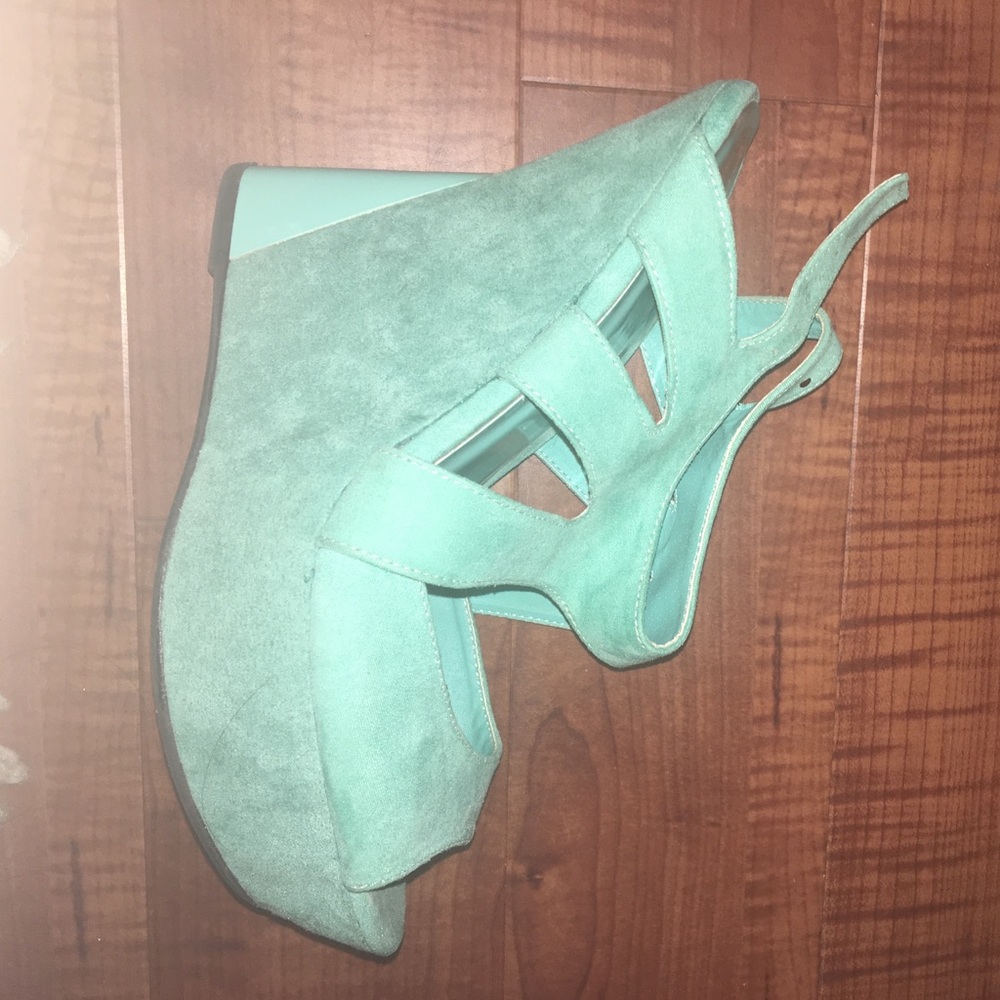 Teal wedges