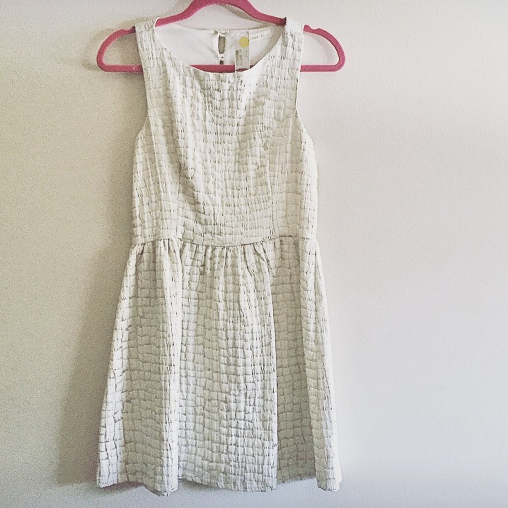 LITTLE WHITE and GOLD DRESS