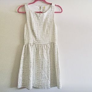 LITTLE WHITE and GOLD DRESS