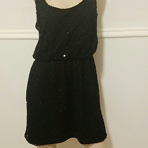 Candie's Dresses & Skirts - Candie's Black lace sequin dress