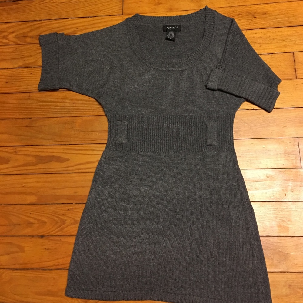 Gray Sweater Dress