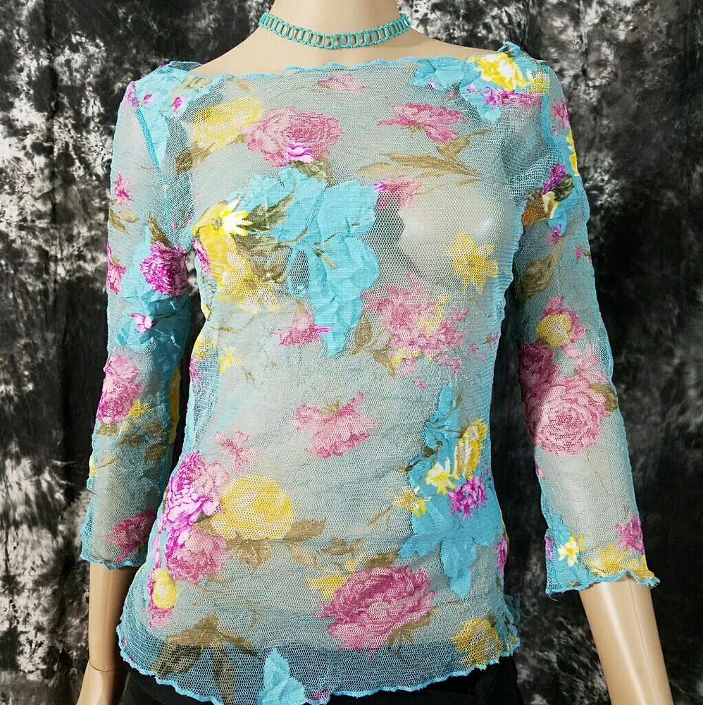 Heart Moon Star Retro Lace Long Sleeve