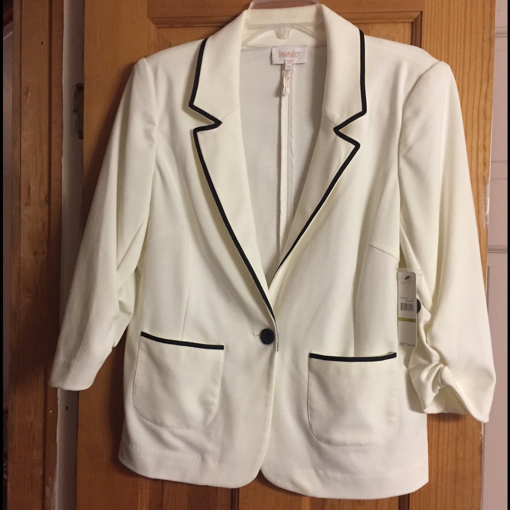 Laundry Brand Off White Blazer New with Tags