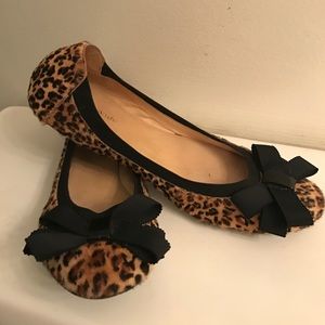 KATE SPADE leopard flat