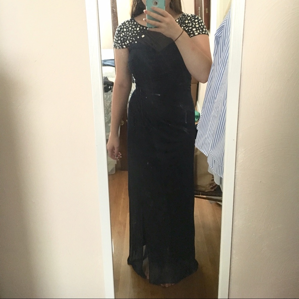 Navy Blue Prom Dress