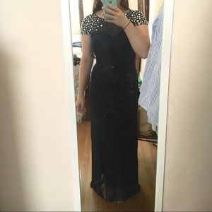 Navy Blue Prom Dress