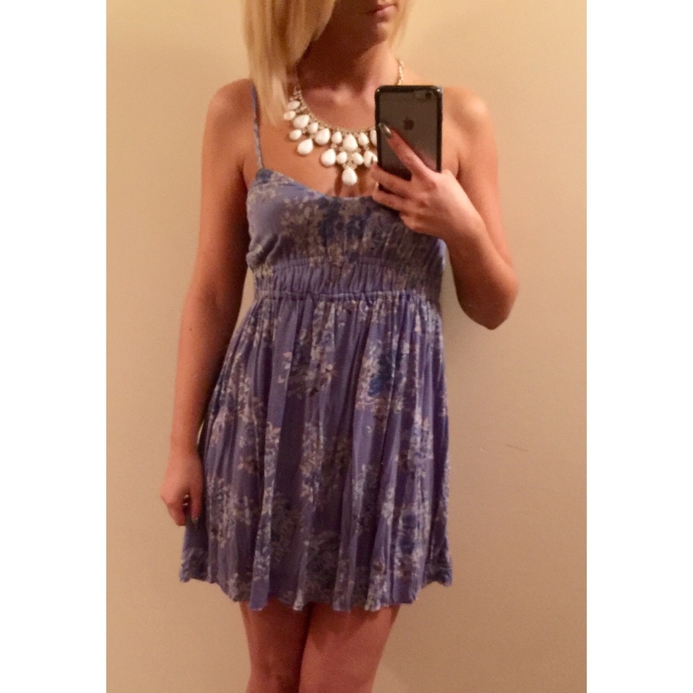 Juicy Couture Purple Floral Mini Dress - Picture 2 of 6