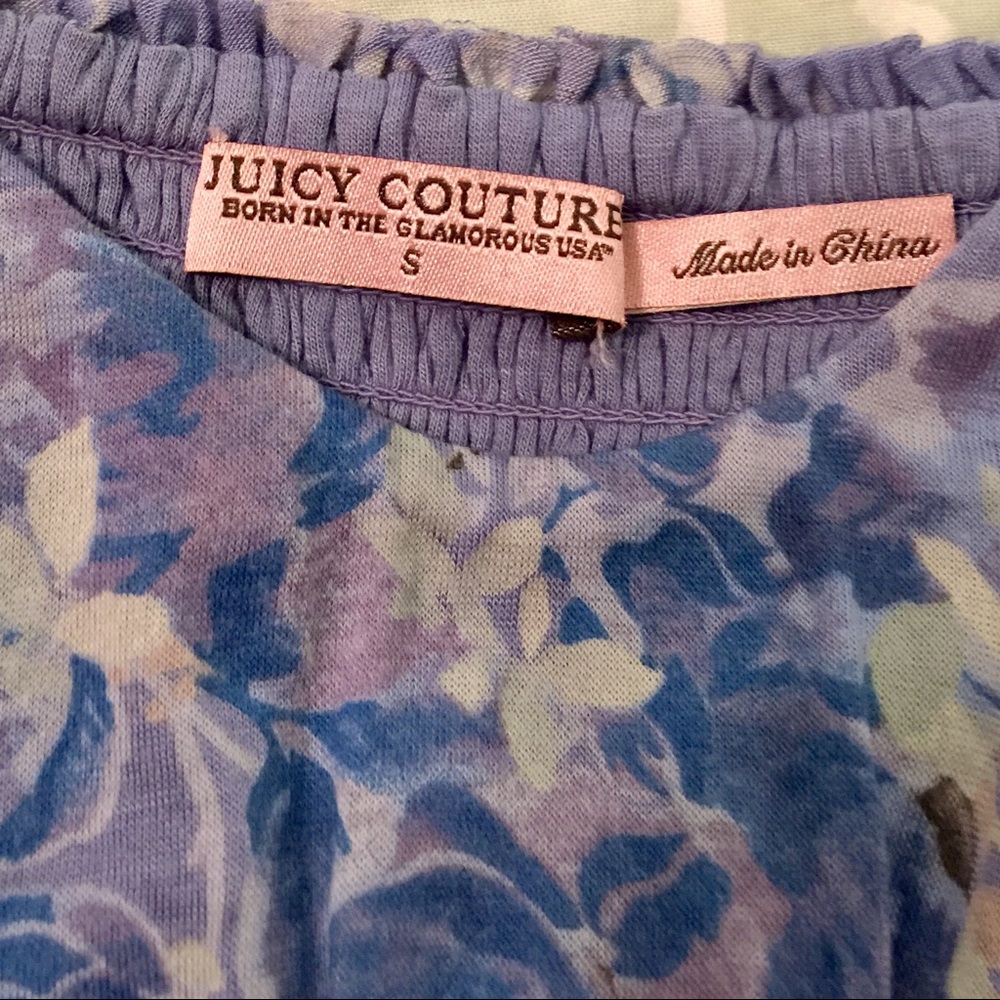 Juicy Couture Purple Floral Mini Dress - Picture 4 of 6