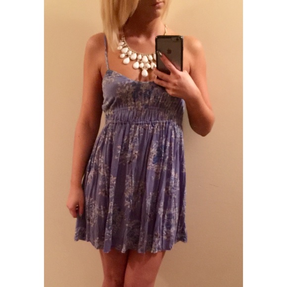 Juicy Couture Purple Floral Mini Dress - Picture 2 of 6