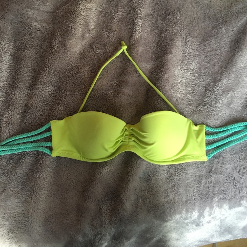 green bikini top