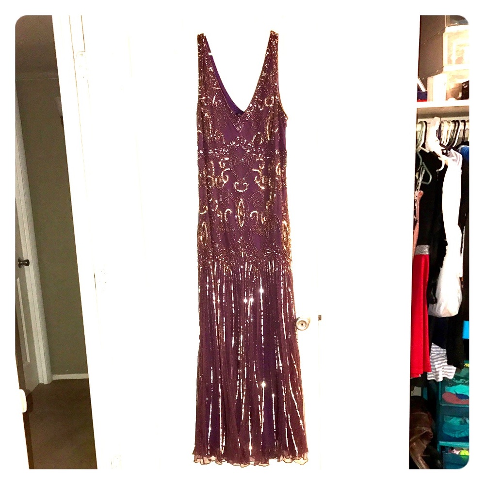 Pisarro nights beaded dress