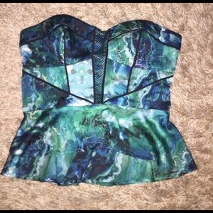 BeBe Mini peplum top