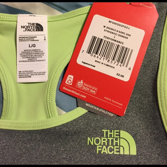 ๐1hr SALE ๐NWT The North Face reversible Bra - Picture 3 of 3