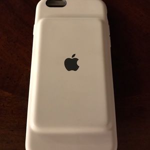 1 slightly used iPhone 6 battery case.
