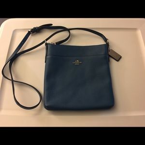 Blue Coach crossbody bag