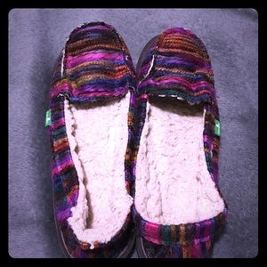 LAST CHANCE NEW w/o tags Sanuk Meltdown Slipper Size 7
