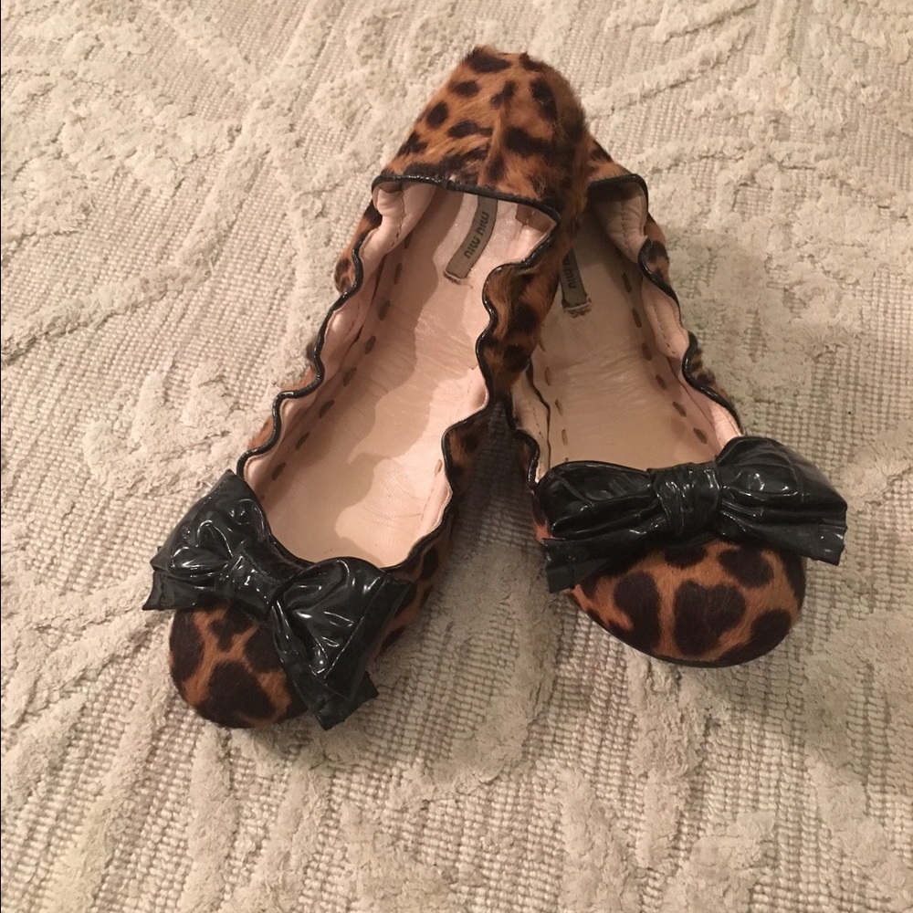 Authentic Miu Miu flats