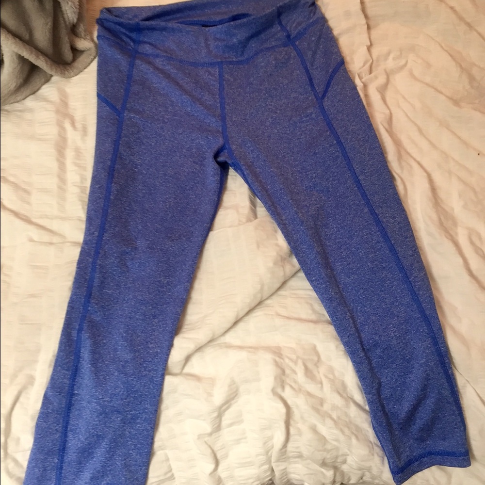 Blue Capri leggings