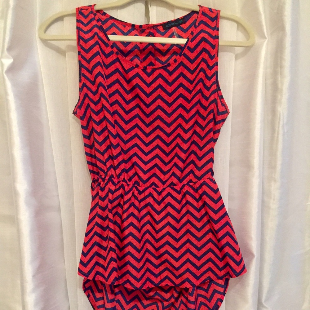 Preppy High-Low Tank