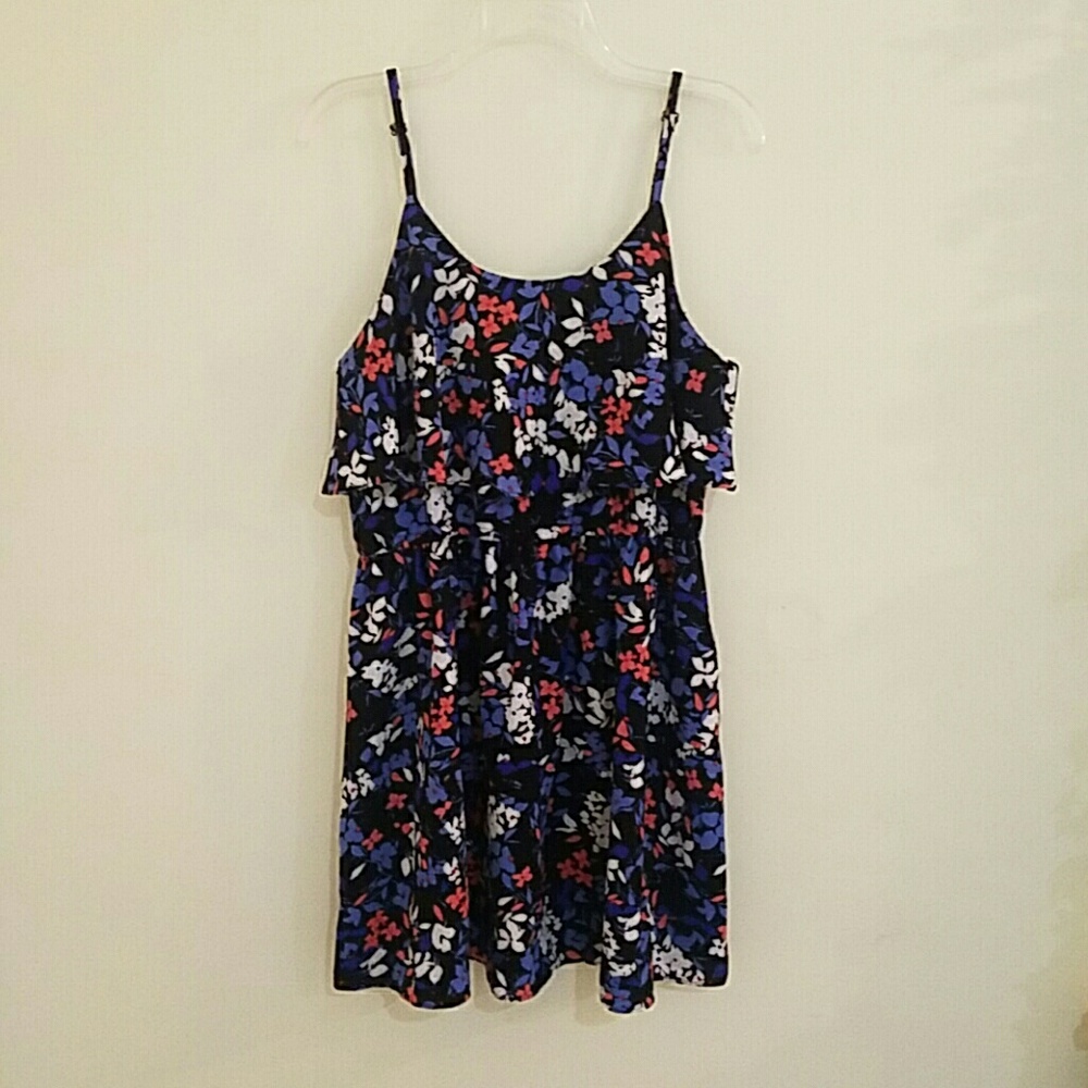 ELLE Floral Tiered Floral Dress