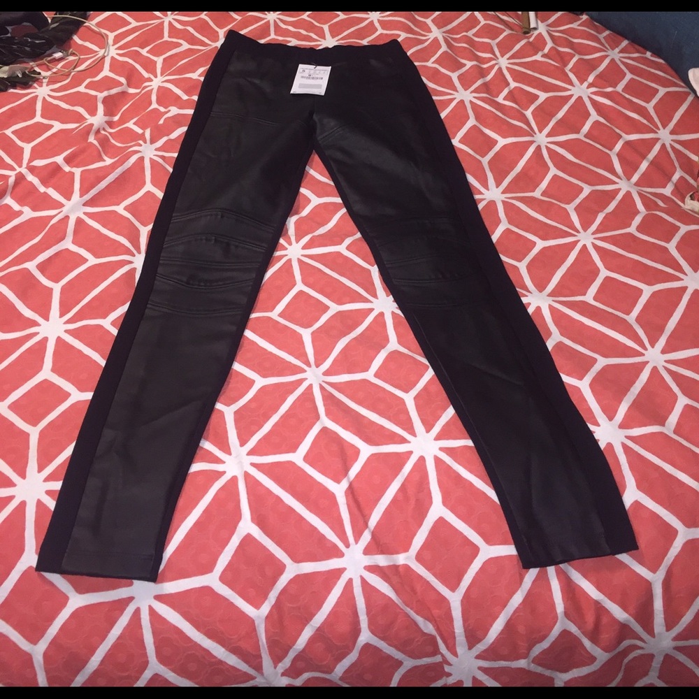 Zara Faux Leather Leggings