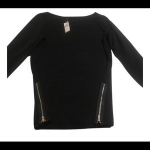 GAP 3/4 sleeve black top